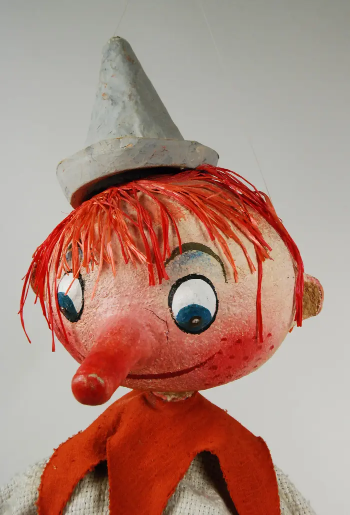 Pinocchio aus “Pinocchios Abenteuer”, Staatliches Puppentheater Dresden, 1979