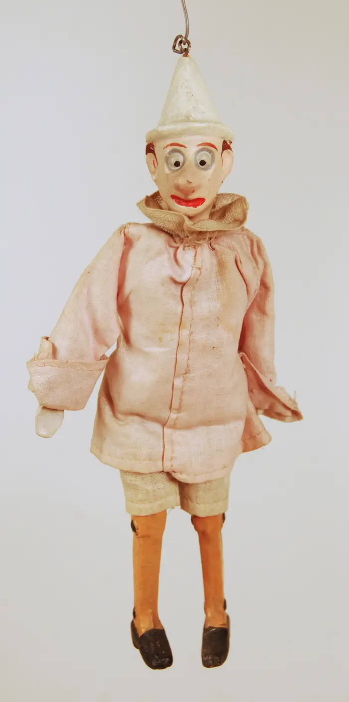 Pinocchio, Marionette der Firma Bonini, Turin, erstes Drittel 20. Jahrhundert