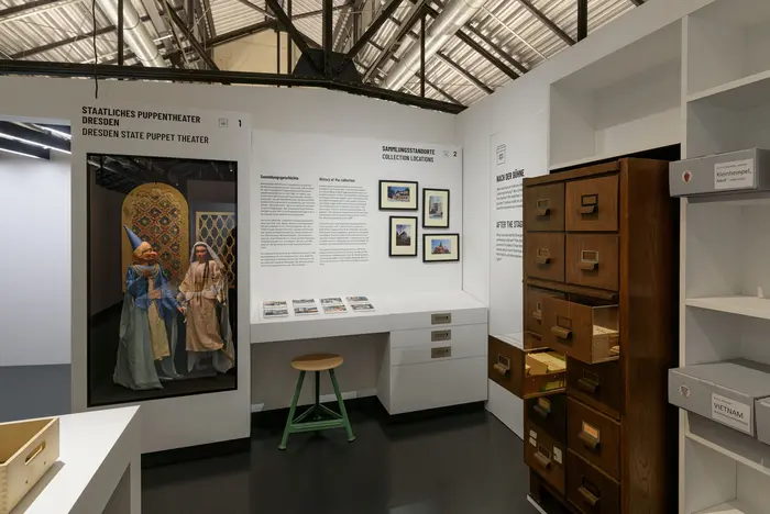 Raumansicht mit Schränken